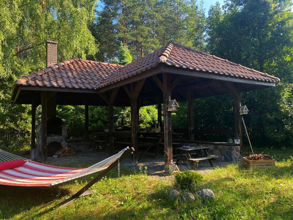 Szeroki Bor Oaza W Puszczy Z Sauna, Bania I Jacuzzi Экстерьер фото