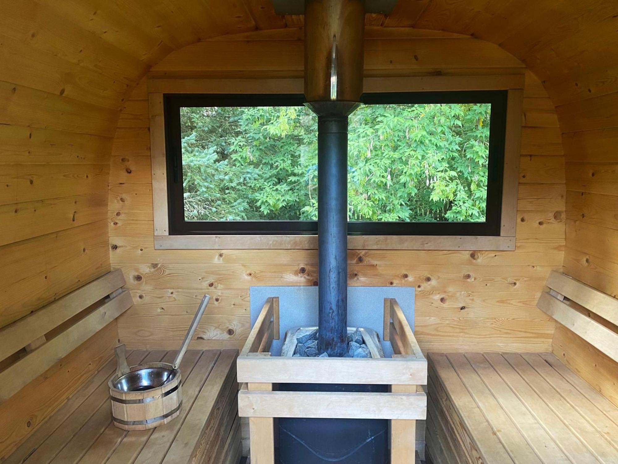 Szeroki Bor Oaza W Puszczy Z Sauna, Bania I Jacuzzi Экстерьер фото